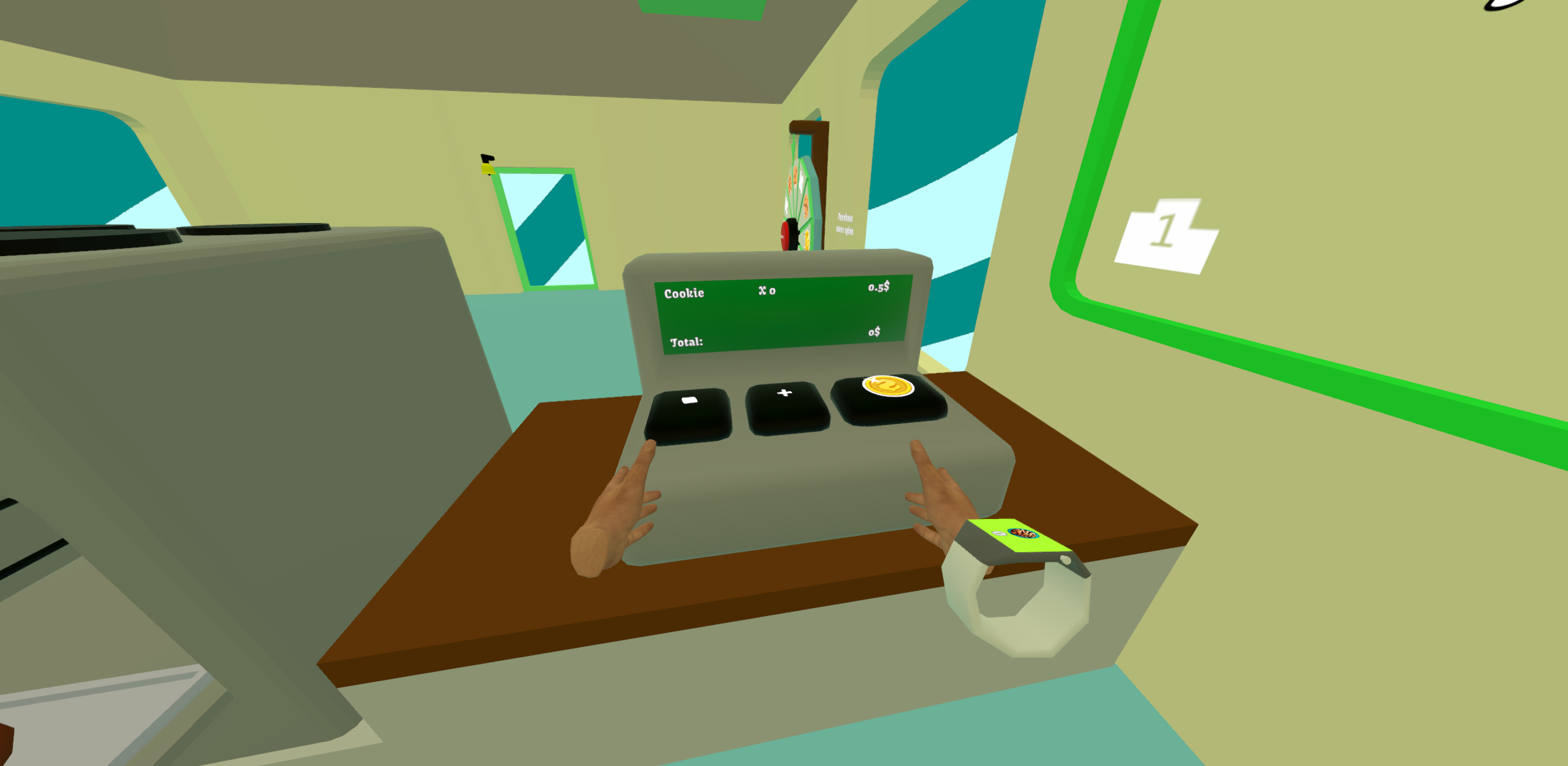 NPC shopkeeper offering upgrades